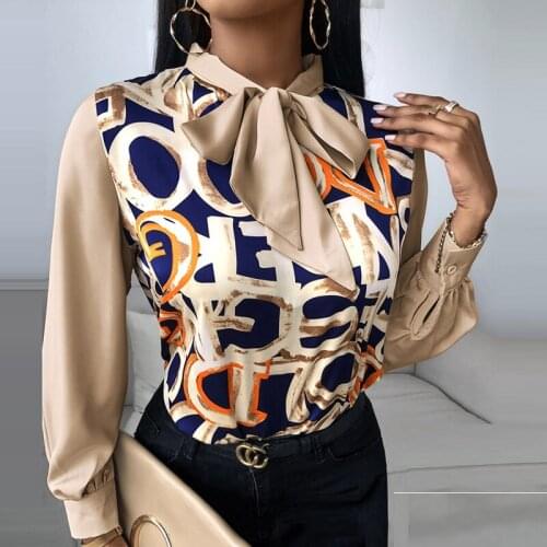 Блузки с принтом Nowsaa China At AliExpress