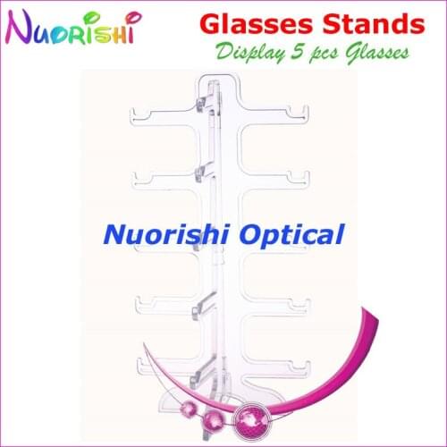 3 Colors Eyeglass Sunglass Eyewear Glasses Store Display Stands Props Shelf Show 5pcs Glasses On Counter CK305-5 Free Shipping
