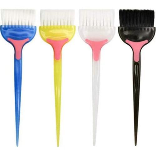 1Pcs Professional PP Handle Natural Hair Brushes Resin Fluffy Comb Hairdressing Barber Hair Dye Hair Brush make up comb styling