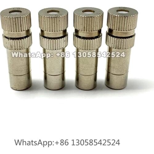 Low Pressure Anti Drip Nozzle, 8mm Slip Lock Mist Nozzle, Quick Connect Mist Nozzle for Garden Cooling and Humidifying