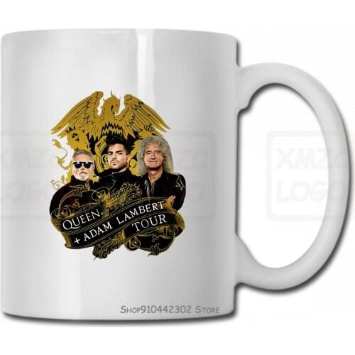 Queen Adam Lambert The Rhapsody Tour 2020 Black Mug Cup Size S-2Xl Women Men