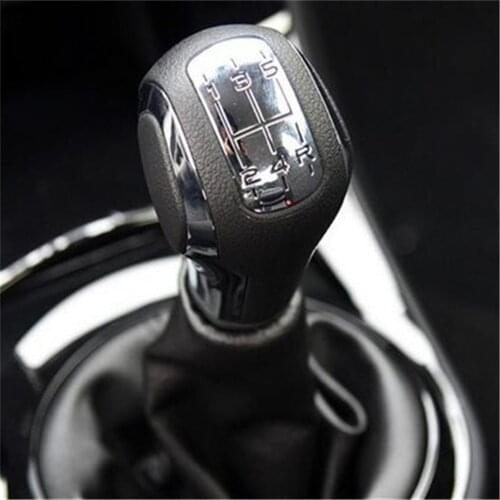 5 Speed PU Leather Manual Car Gear Shift Knob For CITROEN C5 For PEUGEOT 207 208 106 206 508 307 308 3008 407 408