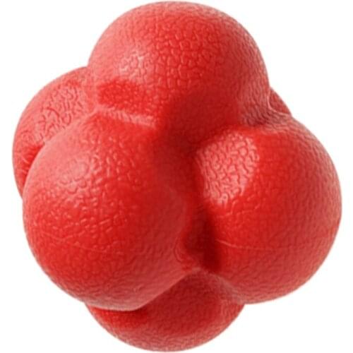 Hexagonal ball reaction ball agility trainer speed change direction sensitive ball elastic ball