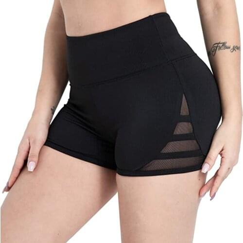 Sexy Yoga Shorts Women Sports Wear Fitness Short Pants Skinny Female Push Up Gym Clothing Solid Color Elastic Breathable Flex
