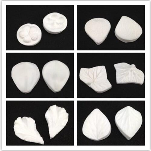 DIY liquid silicone mold, soft candy fruit mold cake decorating tool chocolate leaf mold baking mold WMJ-302