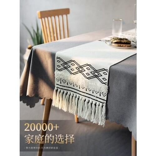 Nordic Modern Simple Strip Tablecloth Light Luxury Tea Table Cloth Art Japanese Table Flag Cloth