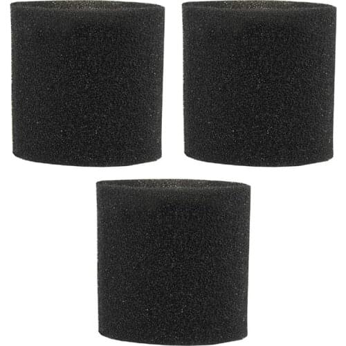 3 Pack 90585 Foam Sleeve VF2001 Foam Replacement Filter for Shop-Vac, Vacmaster & Genie Shop Wet Dry Vacuum Cleaner