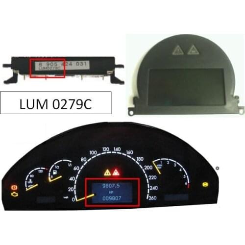 LCD Display unit for Mercedes S/CL Class W220 W215 instrument cluster LUM0279C