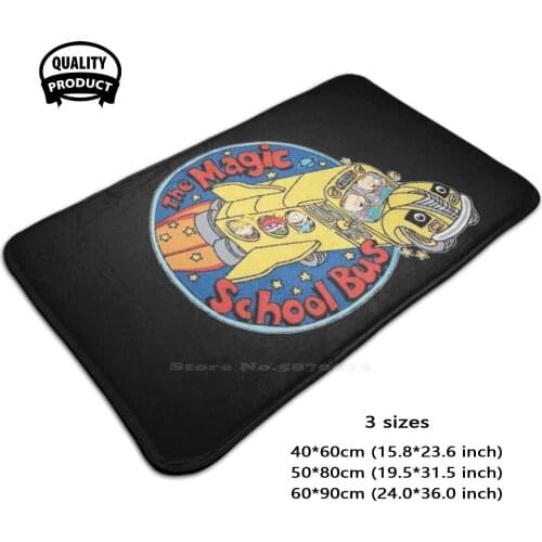 The Magic School Bus 3D Household Goods Mat Rug Carpet Foot Pad The Magic School Bus The Magic School Bus Mrs Frizzle The Bus