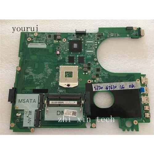 Yourui For Dell 5720 7720 Laptop motherboard CN-01040N 01040N 1040N DA0R09MB6H1 DDR3 Test ok