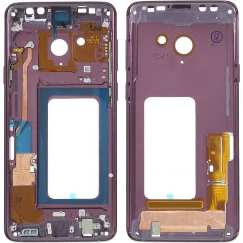 Rear Back Frame Housing Plate Middle Cover for Samsung Galaxy S9 Plus S9+ G965F Black Blue Gold Gray Purple Color