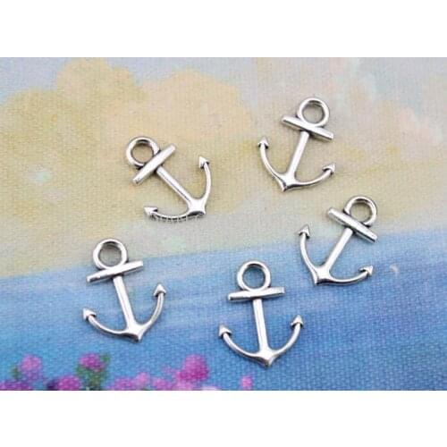 12pcs hook antique bronze silver plating pendant finding zinc alloy charm, drops for diy 15X19mm lead and nickle free charms