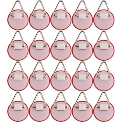 20pcs Vertical Plate Holders for The Wall Dish Hook Portable Self-Adhesive Wall Plate Holder Invisible Adhesive Plate Hanger Set