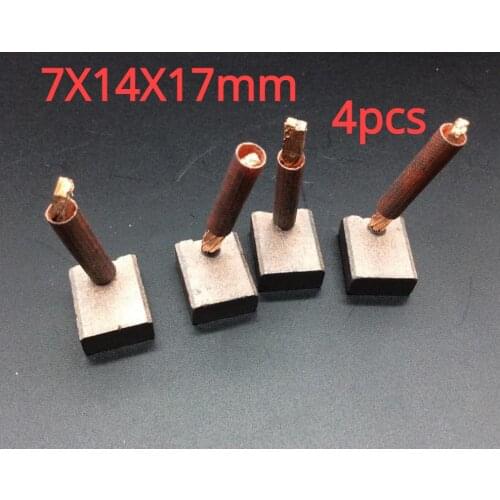 4pcs 462 for Great Wall pickup starter motor electric carbon brush 7X14X17mm