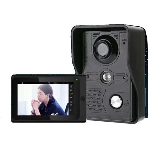 7 Inch WIFI Intercom Video Door Phone IR Night Vision Motion Detection
