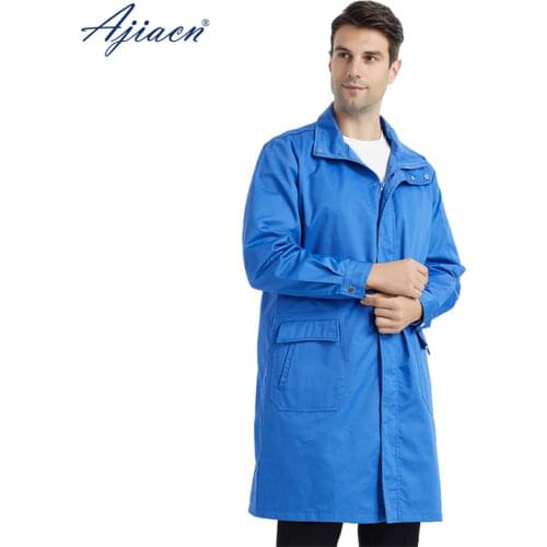Ajiacn Men's Trench Coats