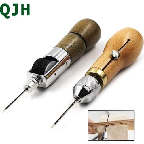 Awl leather sewing tool DIY manual sewing machine leather craft edge stitching belt shoemaker canvas repair tool