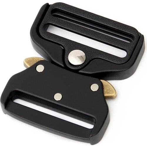 IWOWN 38mm Alloy Quick Side Release Buckle Mens Outdoor Tactical Belt Buckles Head DIY Clothes Webbing Strap Outdoors Accessory