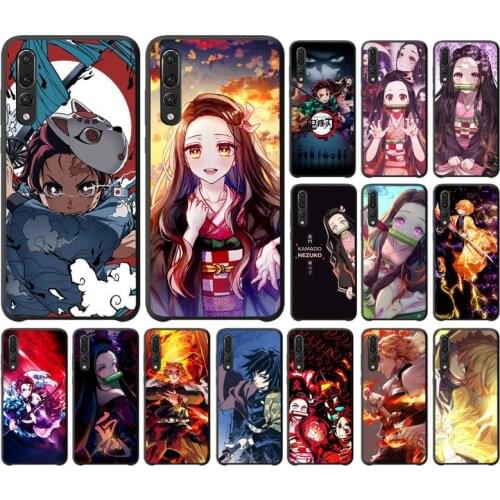 Demon Slayer Anime Kimetsu No Yaiba Phone Case For Huawei P20 P30 P40 lite Pro P Smart 2019