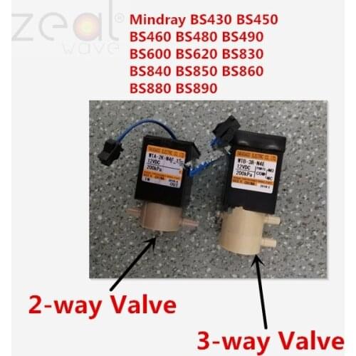 For Mindray BS430 BS450 BS460 BS480 BS490 BS600 BS620 BS830 BS840 BS850 BS860 BS880 BS890 2-way Valve 3-way Valve WTA-2K-N4G-12