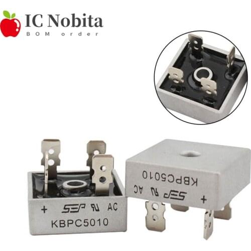 2PCS KBPC5010 1000V 50A Phases Diode Bridge Rectifier New KBPC 5010 Power Electronica Componentes