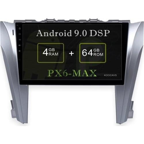 KOOCAVS 10.2" IPS Android 9.0 Car GPS Radio Player for toyota camry 2015 2016 with 4GB+64GB Stereo Multimedia Headunit