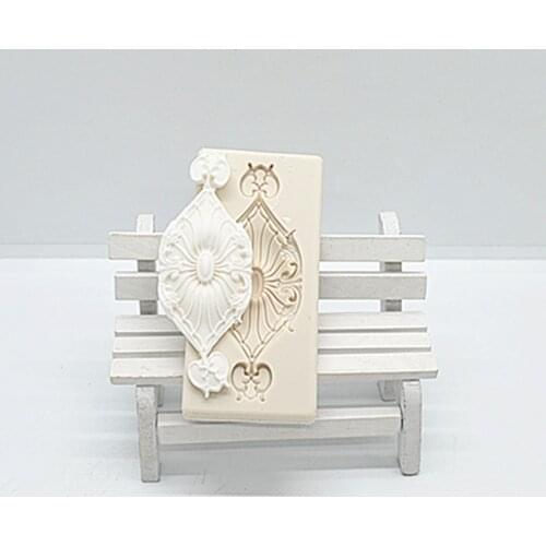 Luyou 1pc Flower Lace Silicone Fondant Molds For Baking, Cake Decorating Tools Resin Molds,Kitchen Accessories Cake Tools FM1935