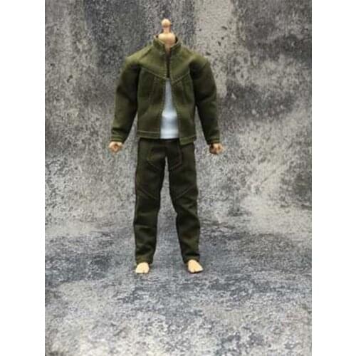 1/6 Scale Male Clothes Jacket Pants Vest Suits For 12'' Action Figure Body Clothing Accessory