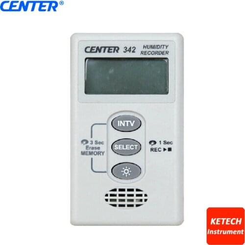 Wall Mount PC Interface Humidity Temperature with Datalogger CENTER342