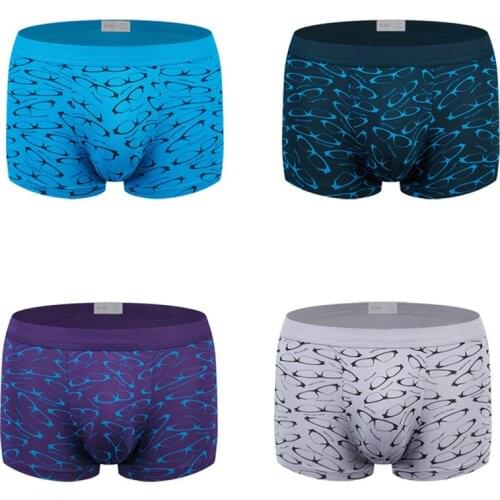 New Fashions Mens Briefs Breathable High Quality Underwear Big Size Mixed Colors Wholesale 4pcs/lot