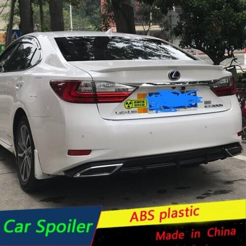 For LEXUS ES200 300h 250 Front Bumper Diffuser Protector For 2015-2017 LEXUS ES200 Rear spoiler Bumpers Car Special Rear spoiler