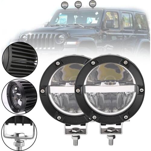 Fog Lamp LED Headlights Led Work Light Spot Light 1 PC High/ Low Beam for Car Truck Tractor Trailer SUV ATV Off-Road