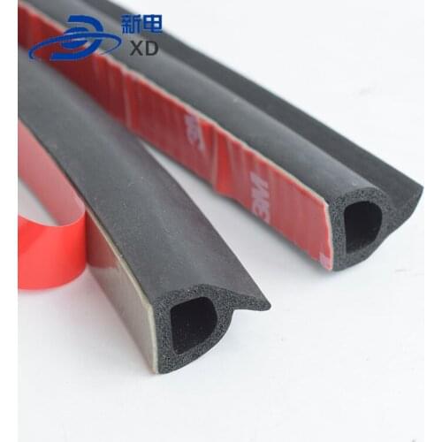 Anti-dust epdm glass door rubber strip