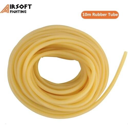 10m Rubber Tube Natural Latex Slingshots Tubing Band For Slingshot Hunting Band Catapults Fitness Yoga Tactical Bow Accessories