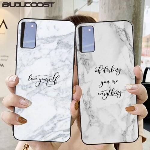 Luxury marble Phone Case for Samsung Galaxy S10 Plus S10E S6 S7 edge S8 S9 Plus S10lite S20 Plus S20 Ultra