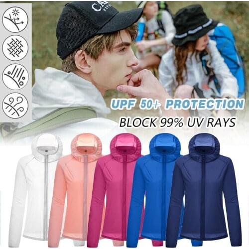 Unisex Outdoor Rain Jacket Women Raincoat Casual Jacket Windproof Ultra-light Rainproof Windbreaker Sunscreen Rain Jacket Coat