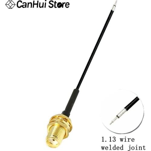 5P SMA External Screw Inner Hole SMA Female Connector 10cm 20cm RG178 Pigtail Cable SMA to 1.13 line welding head WiFi Cable Hot