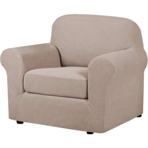 New Waterproof Corn Fleece Single Stretch Sofa Cover Modern Simple Solid Color Non-slip Dustproof ArmChair Cover for Living Room