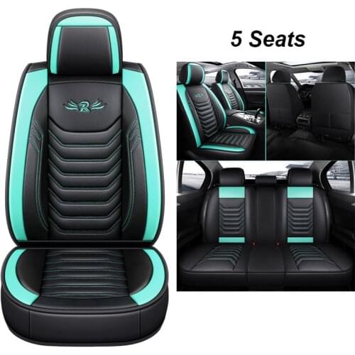 High quality Black Leather Car seat covers For ssangyong kyron actyon sport korando rodius rexton Chairman tivolan c accessories