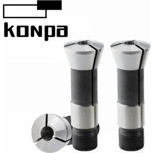 High-precision 5.3mm-7.6mm CNC lathe chuck collet YB15 type round hole cnc pull chuck automatic lathe 15 type spout fitting