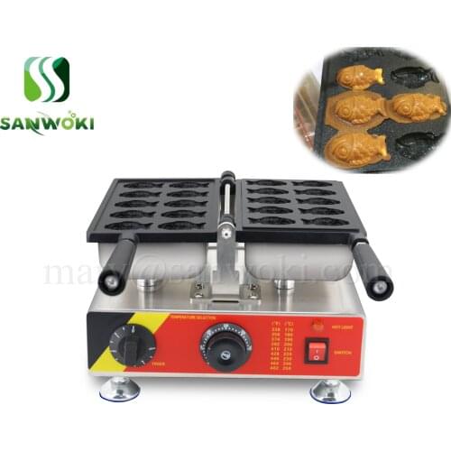 10pcs opening eyes Fish shape waffle maker machine Taiyaki machine 1pc Fish Waffle Bread Machine Fish cake baking machine