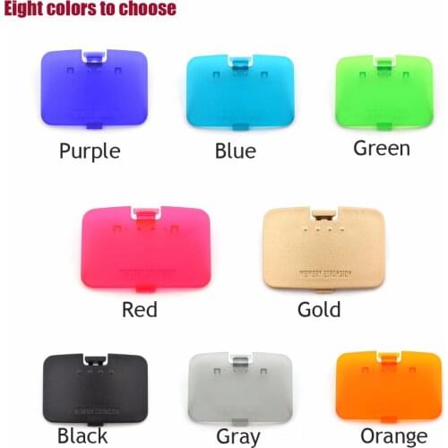 100 pcs Replacement Jumper Pak Memory Expansion Door Cover Lid Part for Nintend 64 for N64