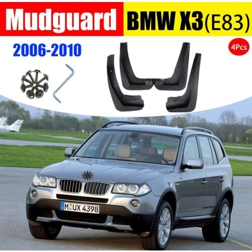 4 Pcs/Set Genuine Splash Guards Mudguards Mud-Flaps Car Fenders For BMW X3 2006-2010 E83