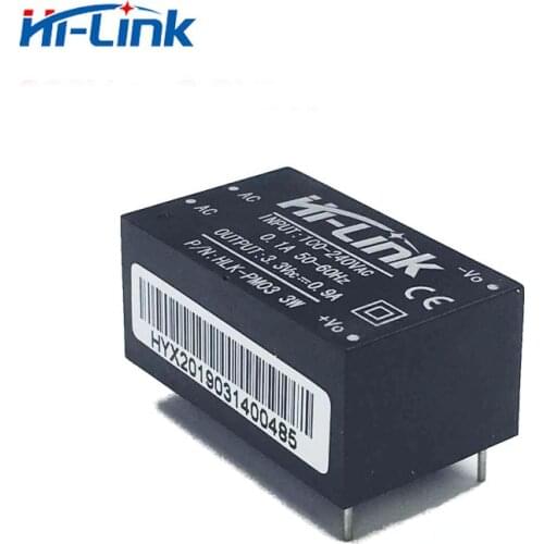 Free Shipping 18pcs/Lot Intelligent Power Adapter Module AC to DC Step-Down HLK-PM03 3W 3.3V