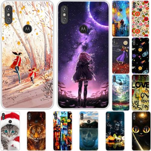 For Motorola Moto One Power Case Silicone Phone Cover For Moto One Action Cases Cute Funda For Moto One Zoom Case TPU Bumper Bag