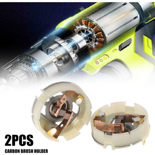 2pcs Electric Drill Motor Carbon Brushes Holder Tool Accessories For RS 550