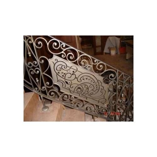 Hench 100% handmade forged custom designs custom wrought iron railing