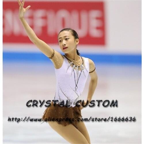 Crystal Custom Figure Skating Dresses Girls New Brand Ice Skating Dresses For Competition DR4547