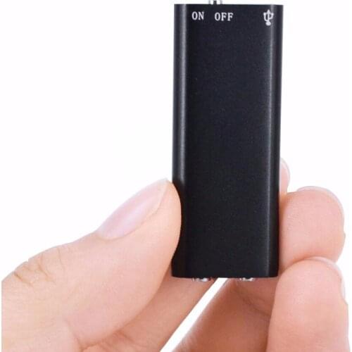 16GB Smallest Mini USB Pen Voice Activated 8GB Digital Audio Voice Recorder Mp3 Player 192Kbps Recording