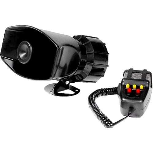 Multipurpose Speakers Loud Car Horn Police Siren Air Horn Megaphone 100W 12V 7 Tone Siren Horn Car Motorcycle ccessories